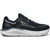 Lateral side of Altra Women's Paradigm 7 Running Shoe in black with a white sole