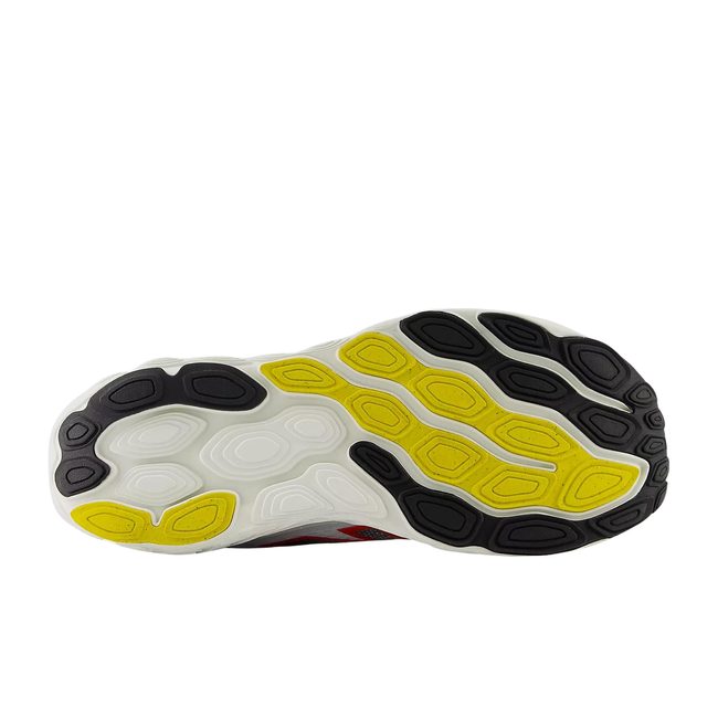 New Balance Men's 880 V14 Running Shoe WHITE/NEO FLAME/BLACK M880C14