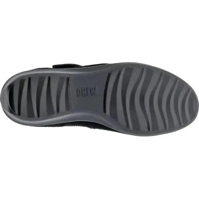 Drew Women's Genoa Mary Jane Shoe Black Suede Combo 14316-19