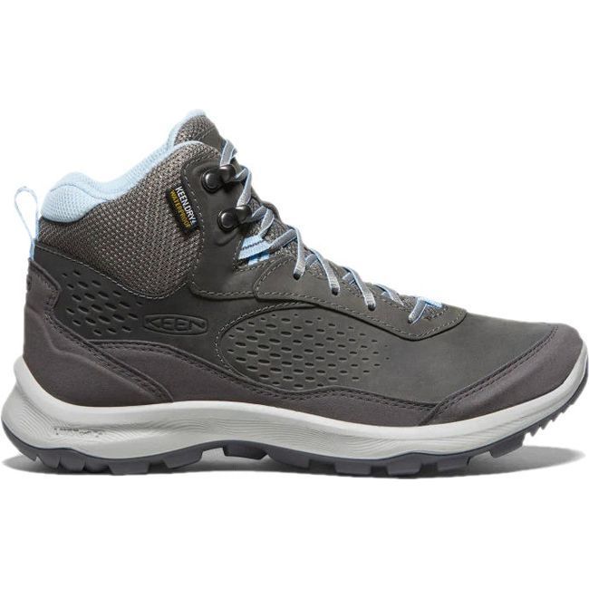 Keen Women&#39;s Terradora Explorer Mid Waterproof Steel Grey/Clear Sky Hiking Boot 1027926