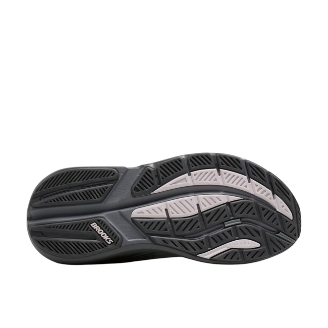 Sole of Brooks Women's Ghost Max 3 Running Shoe in Grey &amp; Poppy Seed Pink