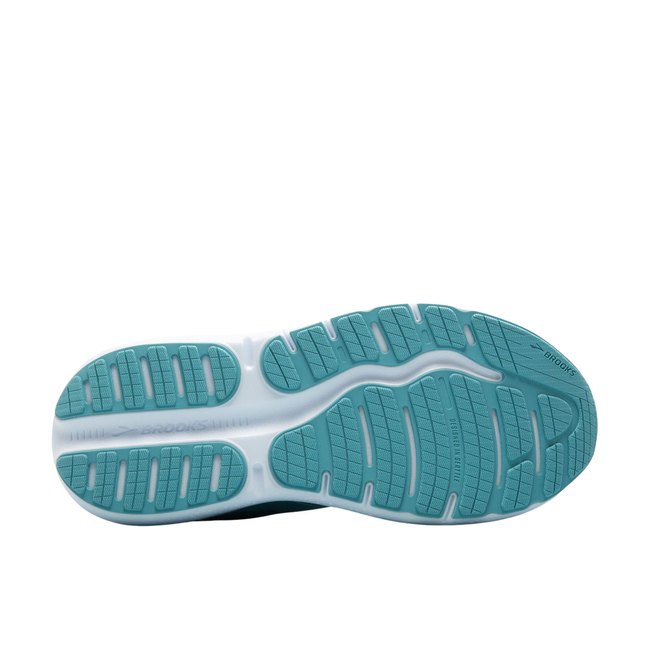 Brooks Women's Ghost Max 2 Running Shoe Storm Blue/Knockout Pink/Aqua 120420-475