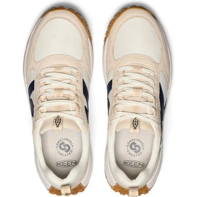 Ｋ Men's Keen KS86 Leather Sneaker | Birch Star White 1030318