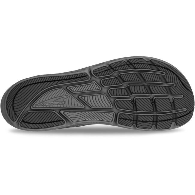 Sole of Altra Women's Torin 8 Running Shoe in All Black