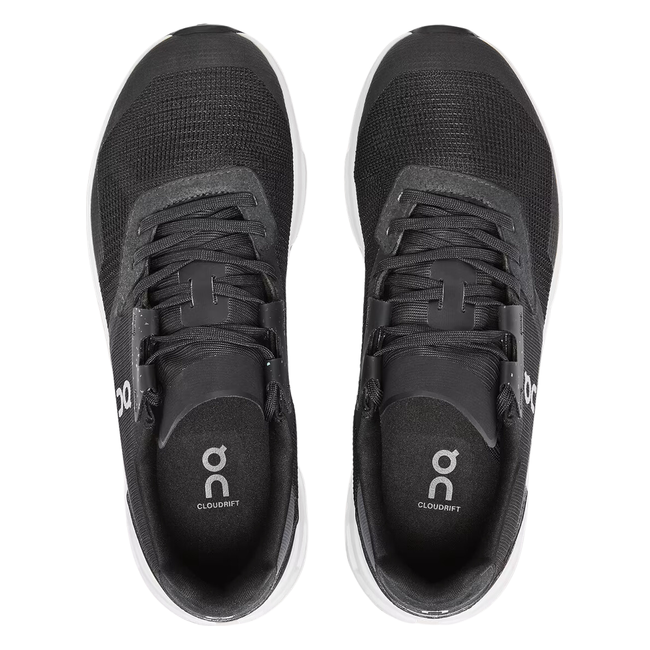 On Running Men's Cloudrift Lifestyle Shoe Black/White 87.98303