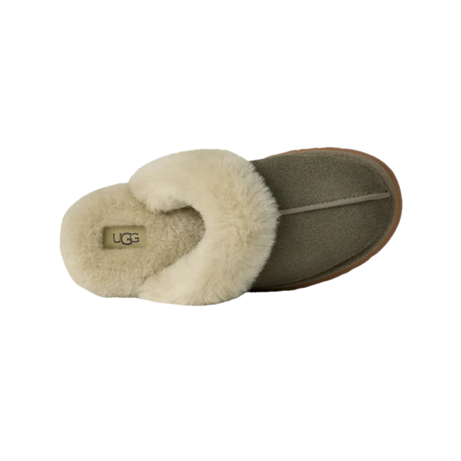 Top of UGG Women's Disquette Slipper in Moss Green