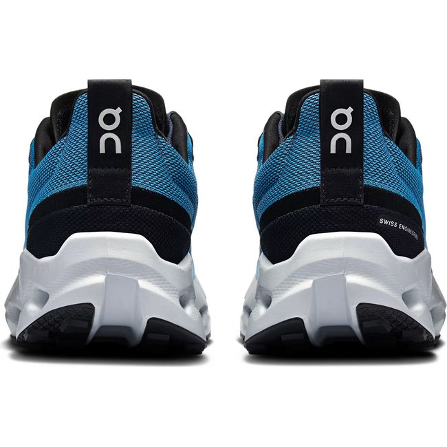 Heels of Men's On Running Cloudsurfer Trail Running Shoes in Niagara Glacier blue