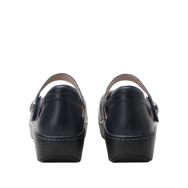 Heels of Alegria Women's Onika Mary Jane Shoes in Official Navy Blue