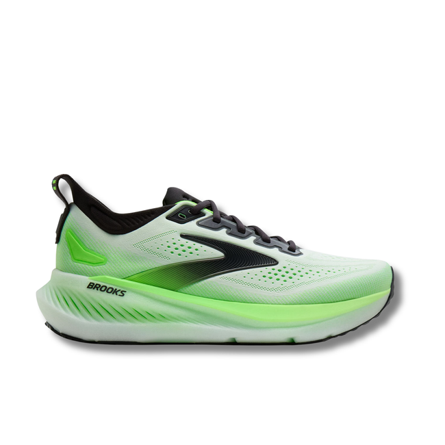 Lateral side of Brooks Men's Glycerin 23 Running Shoe in Phantom Green