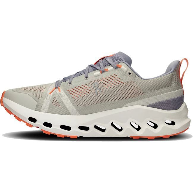 On Running Women's Cloudsurfer Trail Running Shoe Fossil/Ivory 3WE10102878