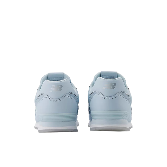 Heels of New Balance Kids' 574 Lifestyle Shoe (Youth) in Frosted Glass