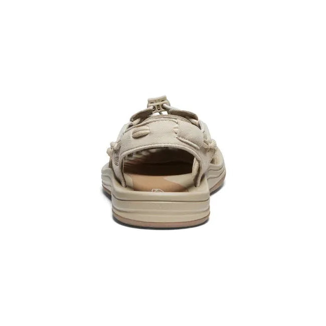 Heel of Women&#39;s Keen UNEEK Sneaker in Safari beige