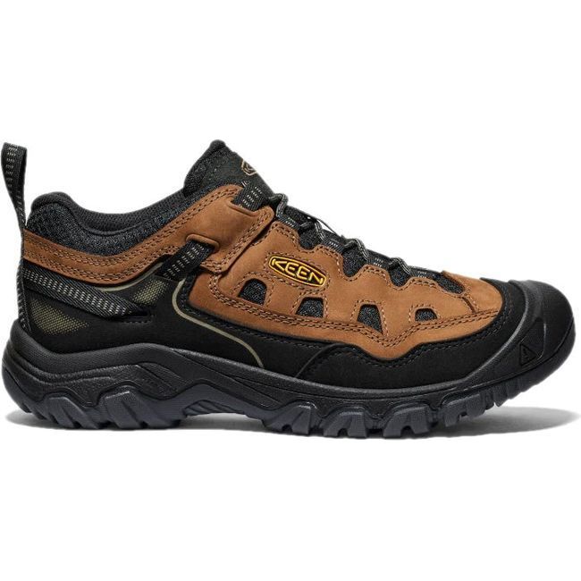 Keen Men's Targhee IV Vented Hiking Shoe Bison/Golden Yellow 1028998