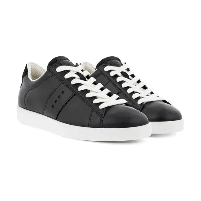 Ecco Women's Street Lite Retro Sneaker BLACK/BLACK 212803-51052