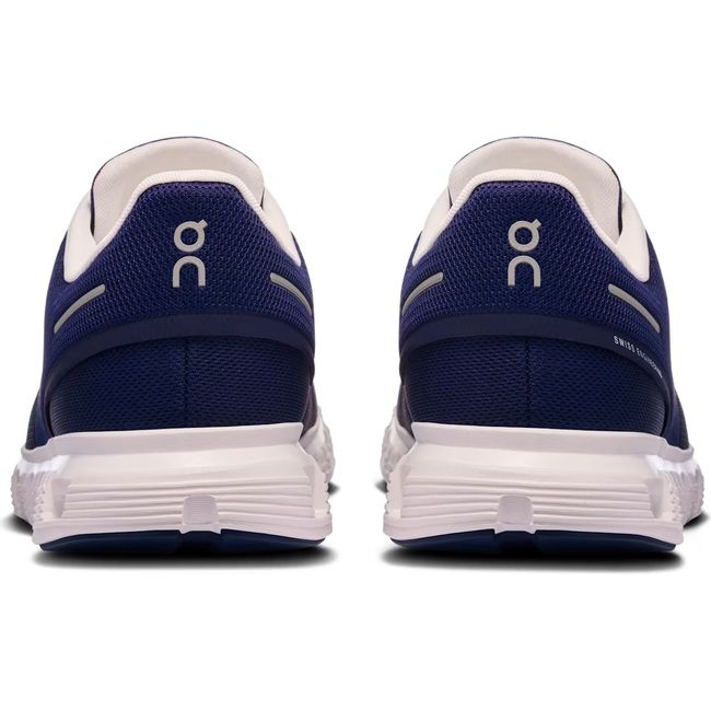 Heels of On Running Men's Cloud 6 Running Shoes in midnight blue