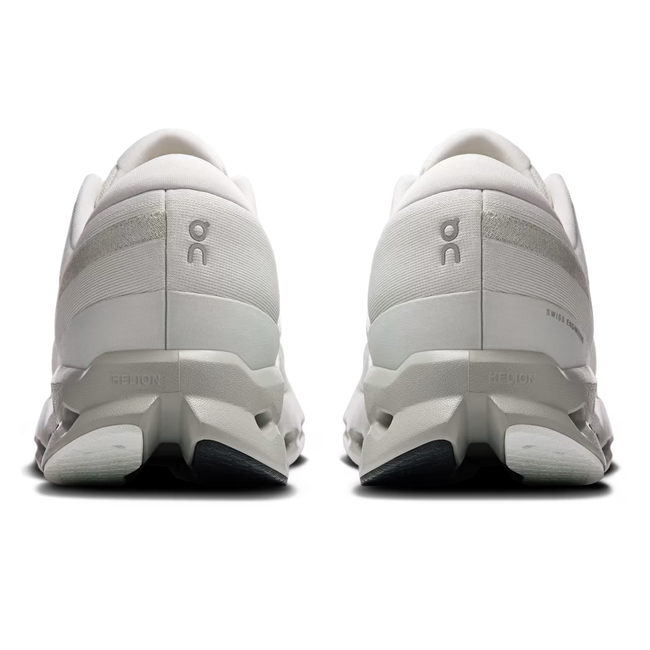Heels of On Running Men's Cloudsurfer 2 Running Shoe in Ivory Iceberg