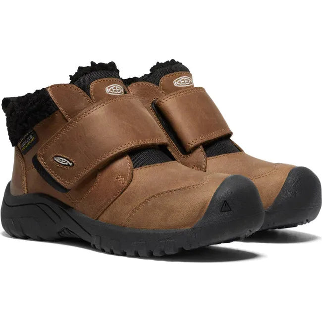 Keen Kids Kootenay IV Mid Waterproof (Toddler) Toasted Coconut Vapor 1026750