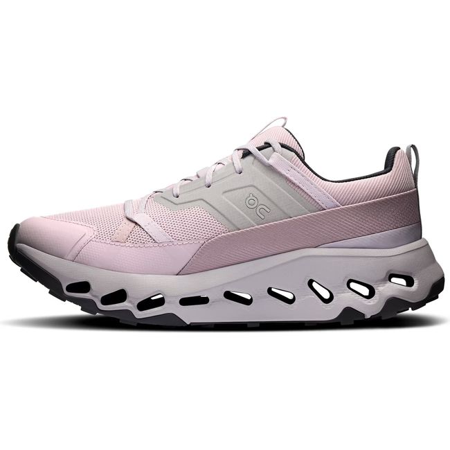 Medial side of Women's On Running Cloudhorizon Trail Running Shoe in Mauve Fade Pink
