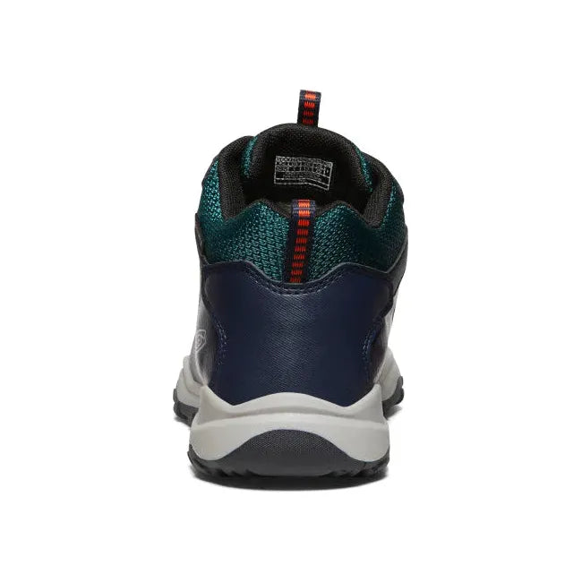 Keen Kids' Wanduro Mid Waterproof Sky Captain/Sea Moss Hiking Boot 1027897