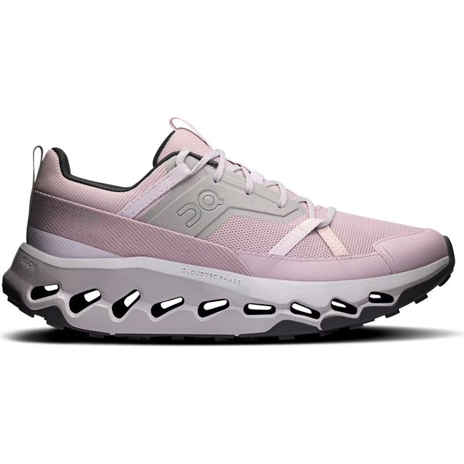 Lateral side of Women's On Running Cloudhorizon Trail Running Shoe in Mauve Fade Pink