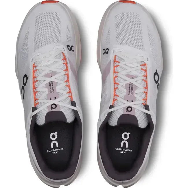 On Running Men's Cloudsurfer Next Running Shoe White/Flame 3ME30020256