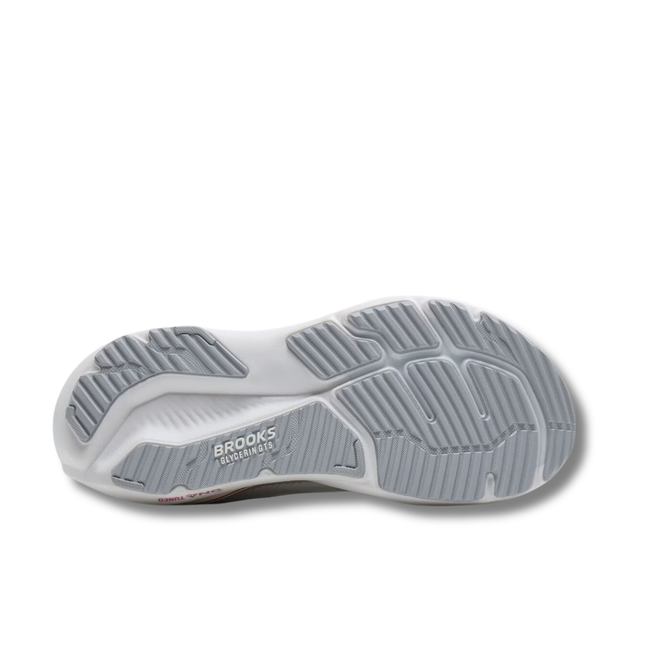 Sole of Brooks Women's Glycerin GTS 23 Running Shoe in Harbor Mist