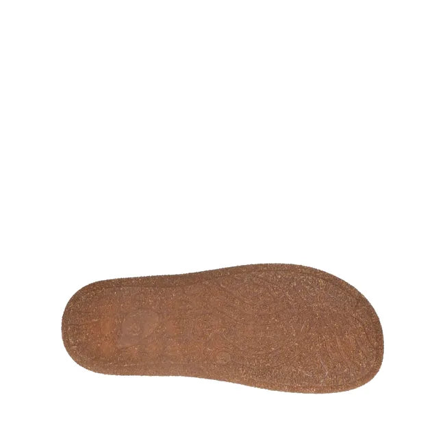 Sole of Women's Taos Utmost Oxford Shoe in sand suede upper color