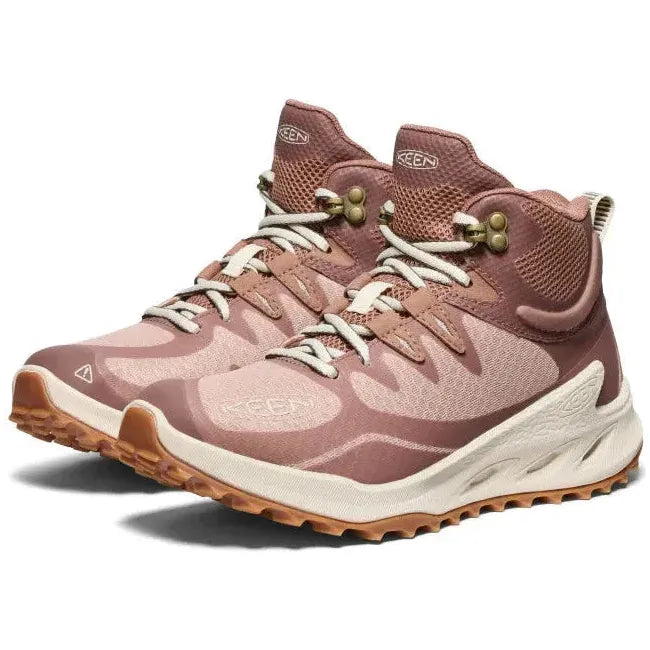 Keen Women&#39;s Zionic Waterproof Hiking Boot Warm Taupe/Birch 1029788