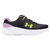 Under Armour Kid's Surge 4 AC Running Shoes BLACK/PURPLE ACE/HIGH VIS YELLOW 3027109-001