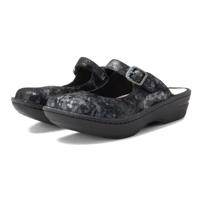 Alegria Fabel Clog Ink Storm - Front View