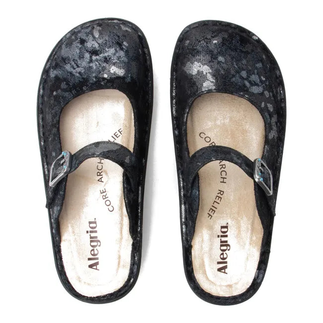 Alegria Fabel Clog Ink Storm - Top View