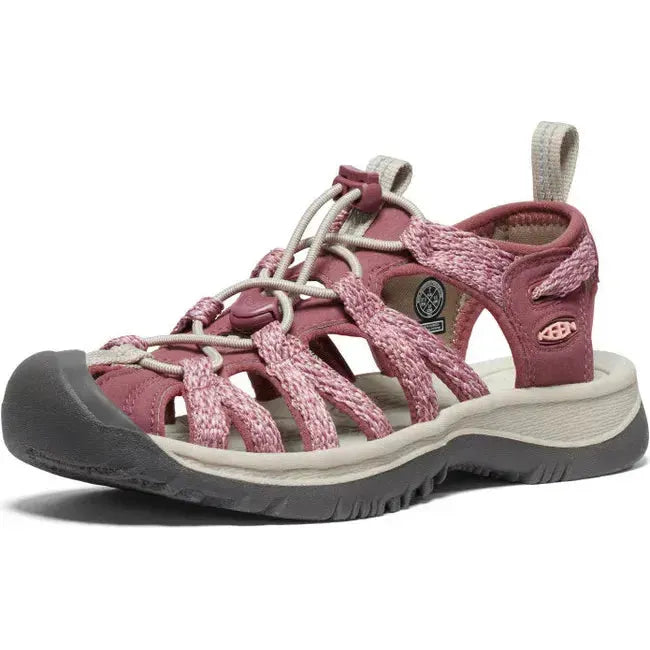 Keen Women's Whisper Sandal Rose Brown/Peach Parfait 1028816
