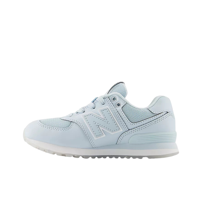 Medial side of New Balance Kids' 574 Lifestyle Shoe (Toddler/Little Kid) in Frosted Glass