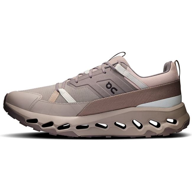 Medial side of Men's On Running Cloudhorizon Trail Running Shoe in Fog Desert Brown