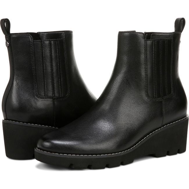 Vionic Women's Aria Wedge Ankle Bootie Black J0734L1001