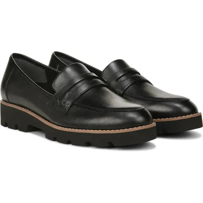 Vionic Women's Cheryl II Loafer Black Leather  I7819L001