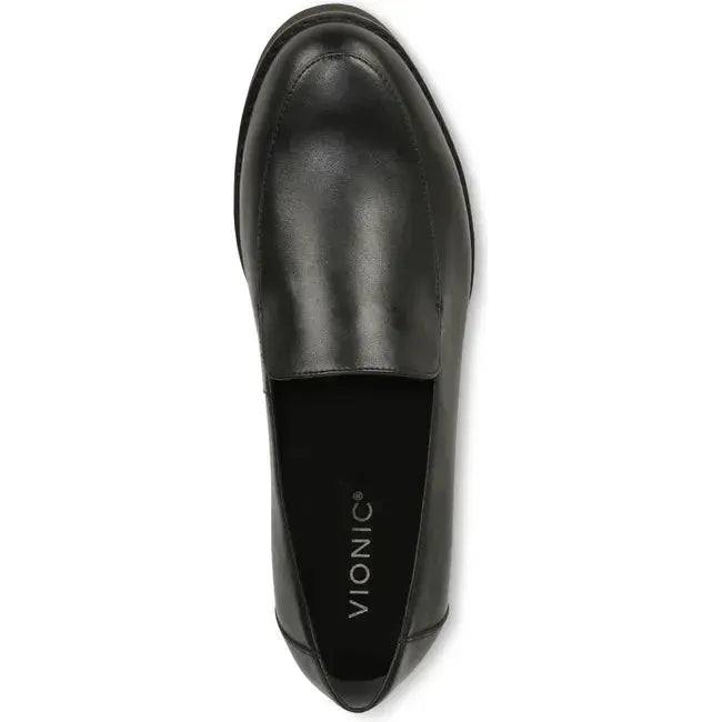 Vionic Women's Kensley Loafer Black Leather H9623L6004