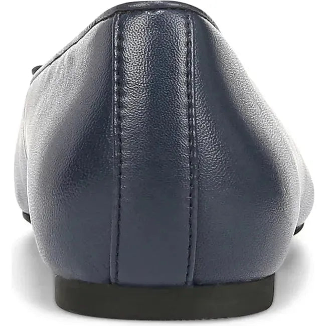 Vionic Women's Flara Ballet Flat Navy Leather I8667L1400