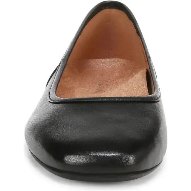 Vionic Women's Orinda Ballet Flat Black Leather I8688L3002