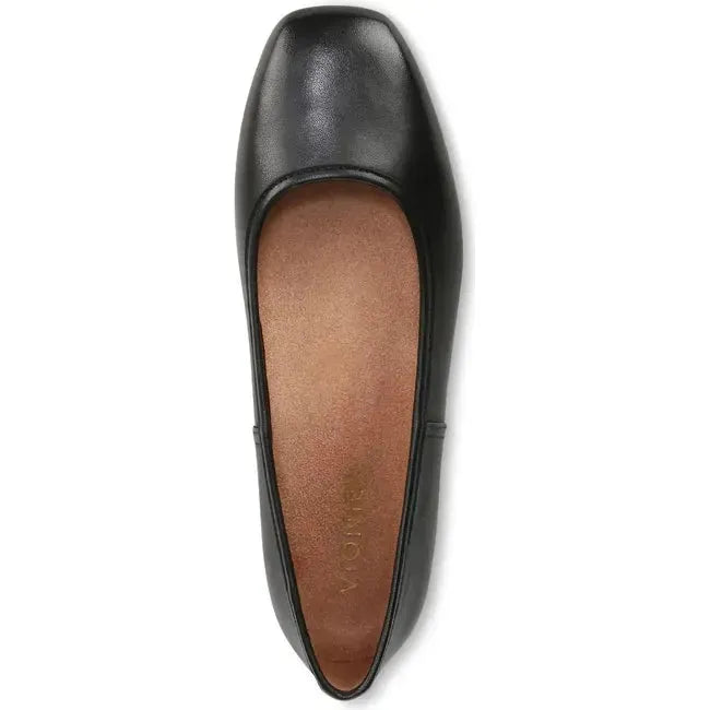 Vionic Women's Orinda Ballet Flat Black Leather I8688L3002