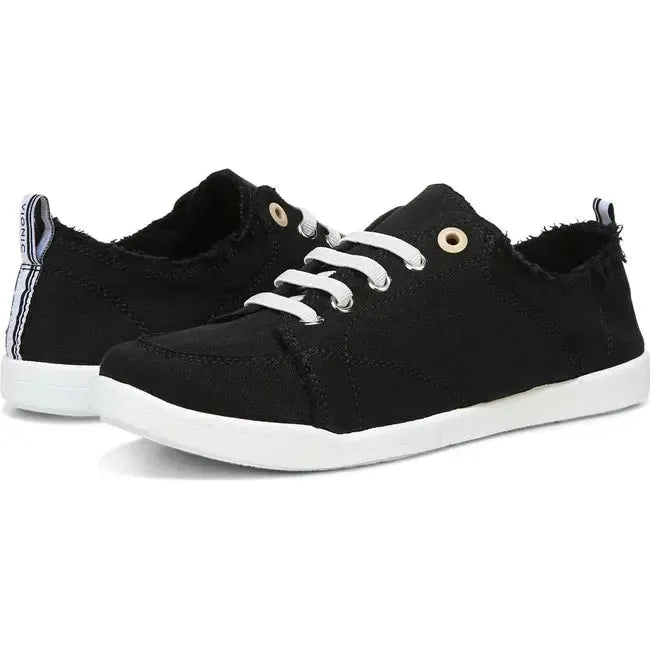Vionic Women's Beach Pismo Sneaker Black Canvas 10011625001