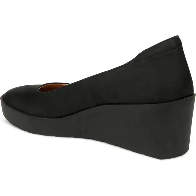 Vionic Women's Sereno Wedge Heel Black Nubuck I8693L1001