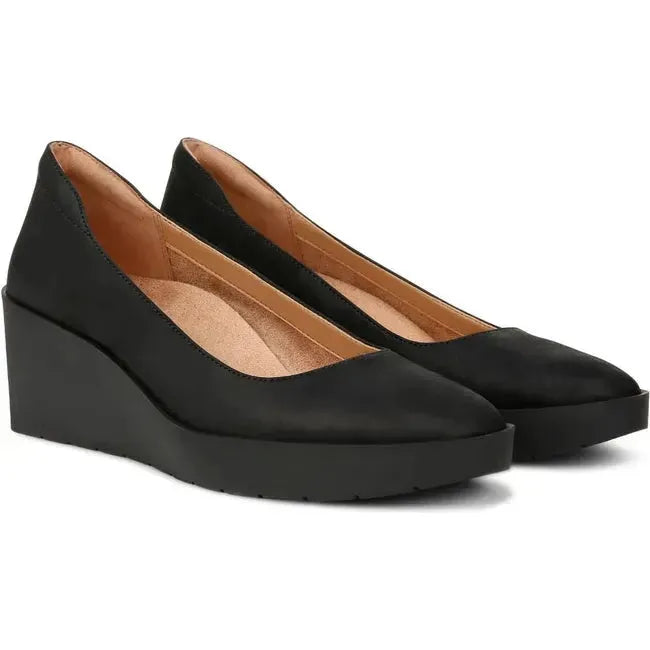 Vionic Women's Sereno Wedge Heel Black Nubuck I8693L1001