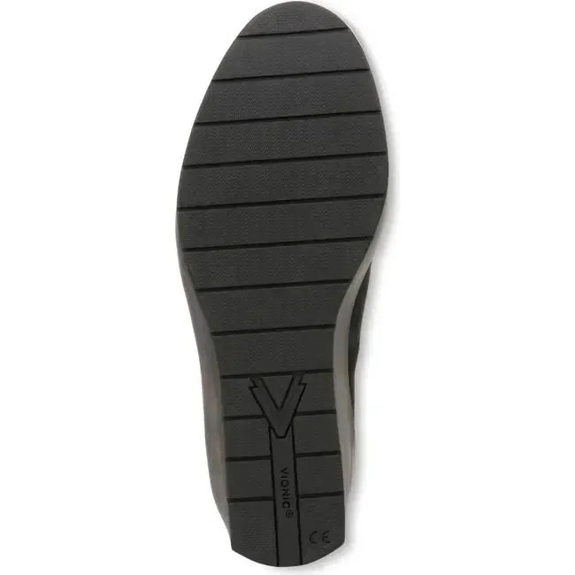 Vionic Women's Sereno Wedge Heel Black Nubuck I8693L1001