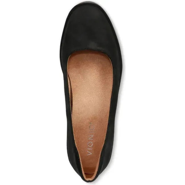 Vionic Women's Sereno Wedge Heel Black Nubuck I8693L1001