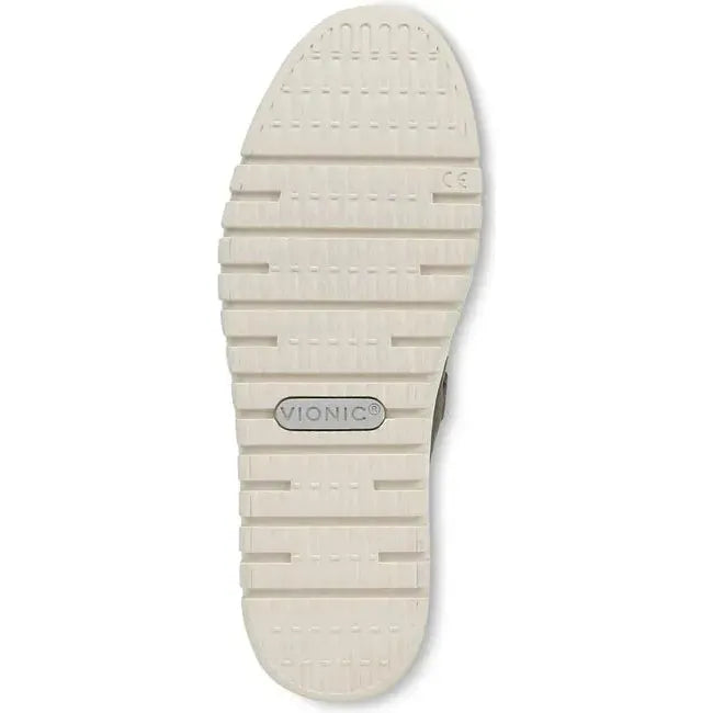 Vionic Women's Uptown Mary Jane Shoe Charcoal Shimmer Leather J2229L3020