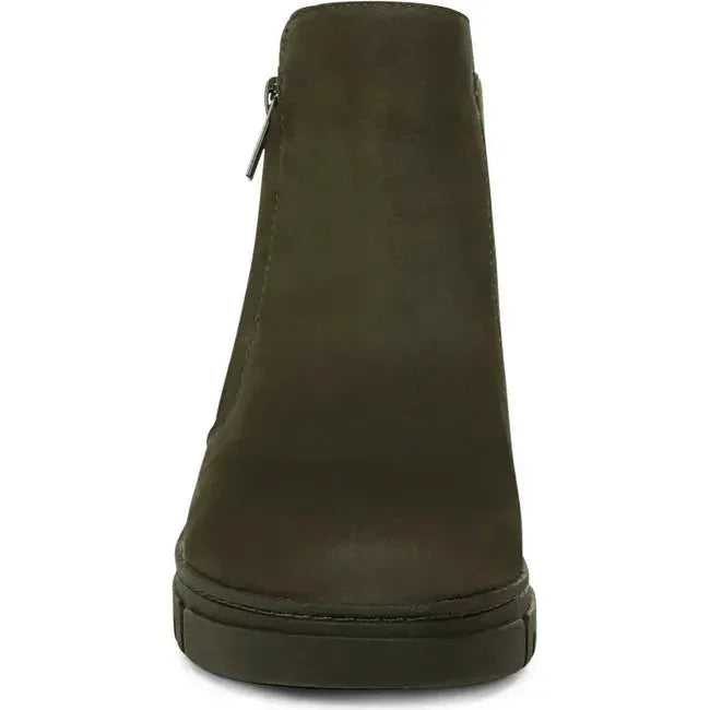 Vionic Women's Uptown Sur Waterproof Ankle Boot Dark Khaki Nubuck J0718L4300