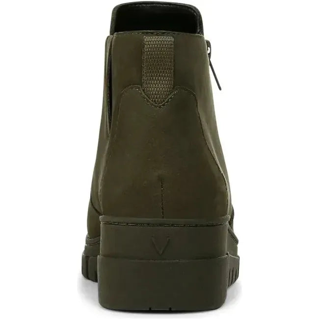 Vionic Women's Uptown Sur Waterproof Ankle Boot Dark Khaki Nubuck J0718L4300