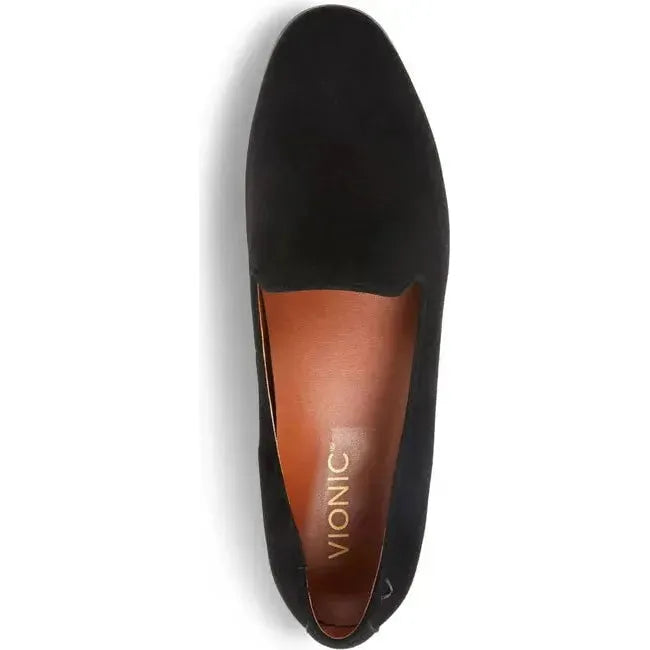 Vionic Women's Willa Loafer Black Suede 10011520