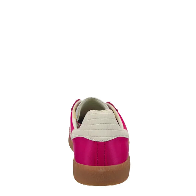 Heel of Back 70 Ghost women’s retro fashion street sneaker in cherry red